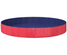 Šunų baseinas Raudona Ø300 x 38 cm Storas PVC
