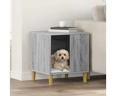 Šunų būda Pilkas Sonoma 44 x 42 x 49 cm Apdirbta mediena