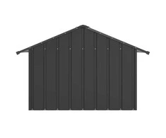 šunų namelis su stogu 83x130x85 cm cinkuoto plieno