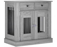 Šunų narvas baldams Pilka Sonoma 80 x 47,5 x 80 cm