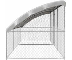 Šunų narvas 3 pcs Sidabro 6 x 2 x 2 m Galvanizuotas plienas
