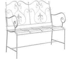 Sodo suolas Antikinė balta 104 x 54 x 93 cm Plienas