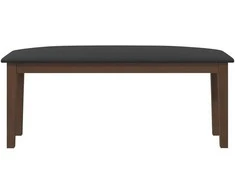 Suoliukas 110 cm Ruda medžio masyvo guma