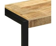 Suoliukas 60x35x45 cm Masyvus Rough Wood Mango