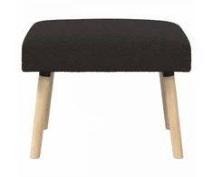 suoliukas Paprastas Juoda 60 x 40 x 45 cm Bouclé