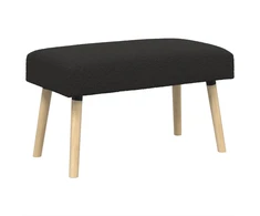 suoliukas Paprastas Juoda 80 x 40 x 46 cm Bouclé