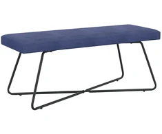 suoliukas Paprastas Policijos mėlyna 110 x 40 x 45 cm Aksomas