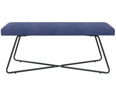 suoliukas Paprastas Policijos mėlyna 110 x 40 x 45 cm Aksomas