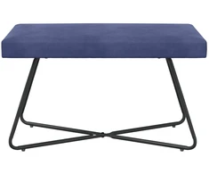 suoliukas Paprastas Policijos mėlyna 80 x 40 x 45 cm Aksomas