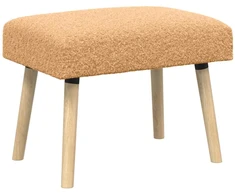 suoliukas Paprastas Smėlio 60 x 40 x 45 cm Bouclé
