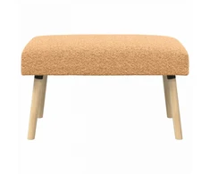 suoliukas Paprastas Smėlio 80 x 40 x 46 cm Bouclé
