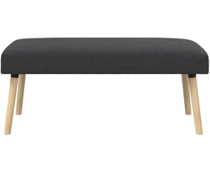 suoliukas Paprastas Tamsiai pilka 110 x 40 x 46 cm Bouclé