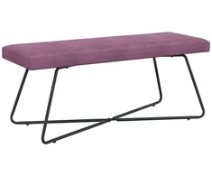 suoliukas Paprastas Violetinė 110 x 40 x 45 cm Aksomas