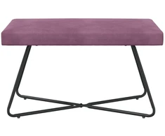 suoliukas Paprastas Violetinė 80 x 40 x 45 cm Aksomas