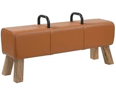 suoliukas Ruda 110 x 30 x 45 cm Tikra oda