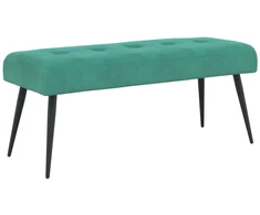 Suoliukas su mygtukų įsiuvais Turkio 110 x 40 x 46 cm Aksomas