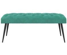 Suoliukas su mygtukų įsiuvais Turkio 110 x 40 x 46 cm Aksomas