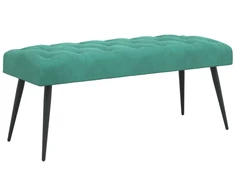 Suoliukas su mygtukų įsiuvais Turkio 110 x 40 x 46 cm Aksomas