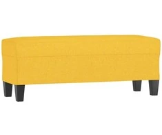 Suoliukas, šviesiai geltonos spalvos, 100x35x41cm, audinys