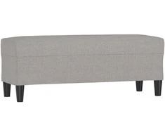 Suoliukas, šviesiai pilkos spalvos, 100x35x41cm, audinys