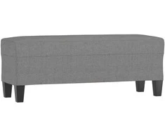 Suoliukas, tamsiai pilkos spalvos, 100x35x41cm, audinys
