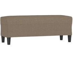 Suoliukas, taupe spalvos, 100x35x41cm, audinys