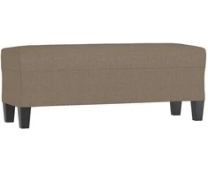 Suoliukas, taupe spalvos, 100x35x41cm, audinys