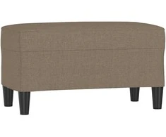 Suoliukas, taupe spalvos, 70x35x41cm, audinys