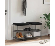 Suoliuko pagalvė 2 vnt. Aksomas Juoda Gylis 35 cm