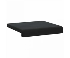 Suoliuko pagalvė 2 vnt. Aksomas Juoda Gylis 35 cm
