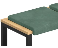Suoliuko pagalvė 2 vnt. Aksomas Jūrinė žalia Gylis 35 cm