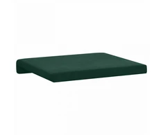 Suoliuko pagalvė 2 vnt. Aksomas Tamsiai žalia Gylis 35 cm