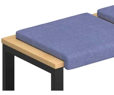 Suoliuko pagalvė 2 vnt. Audinys Džinsinės mėlynos Gylis 35 cm