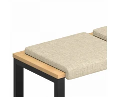 Suoliuko pagalvė 2 vnt. Audinys Kreminė Gylis 35 cm