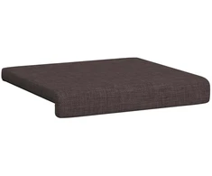 Suoliuko pagalvė 2 vnt. Audinys Tamsiai rudas Gylis 35 cm