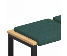 Suoliuko pagalvė 2 vnt. Audinys Tamsiai žalia Gylis 35 cm