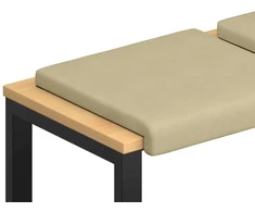Suoliuko pagalvė 2 vnt. mančester Pilkai žalia Gylis 35 cm