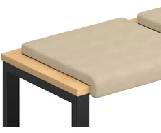 Suoliuko pagalvė 2 vnt. Mikropluoštas Kreminė Gylis 35 cm