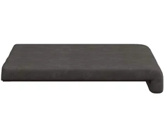Suoliuko pagalvė 4 vnt. Dirbtinė oda Juoda Gylis 35 cm