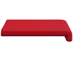 Suoliuko pagalvė 4 vnt. Dirbtinė oda Raudona Gylis 35 cm