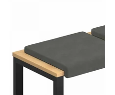 Suoliuko pagalvė 4 vnt. mančester Tamsiai pilka Gylis 35 cm