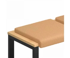 Suoliuko pagalvė 4 vnt. Šerpos audinys Smėlio Gylis 35 cm
