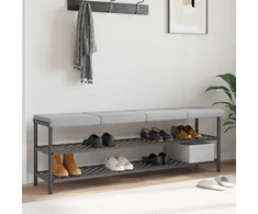 Suoliuko pagalvė 4 vnt. Tekstūruotas aksomas Šviesiai pilka