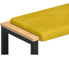 Suoliuko pagalvė Aksomas Geltona Gylis 35 cm