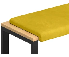 Suoliuko pagalvė Aksomas Geltona Gylis 35 cm