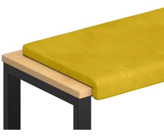 Suoliuko pagalvė Aksomas Geltona Gylis 35 cm