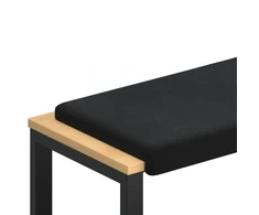 Suoliuko pagalvė Aksomas Juoda Gylis 35 cm