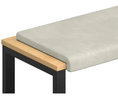 Suoliuko pagalvė Aksomas Kreminė Gylis 35 cm