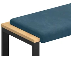 Suoliuko pagalvė Aksomas Mėlyna Gylis 35 cm