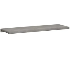 Suoliuko pagalvė Aksomas Šviesiai pilka Gylis 35 cm